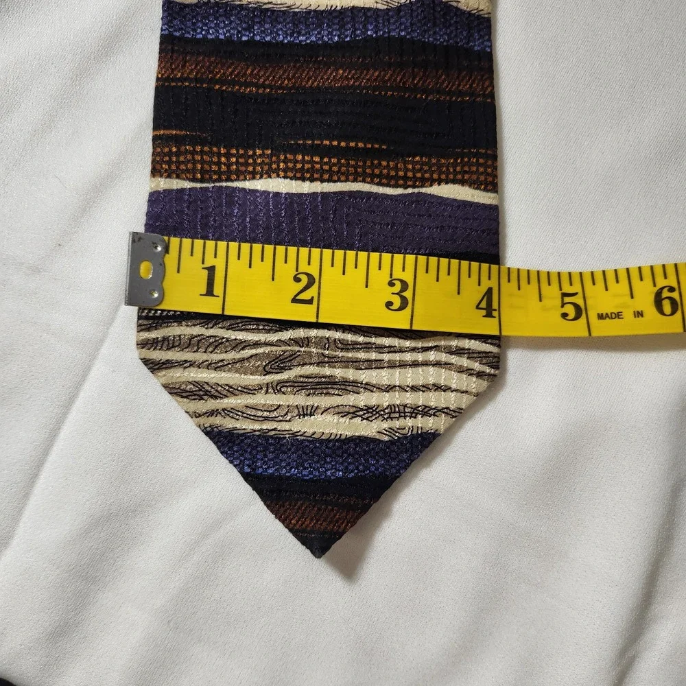 Haggar‎ City Casuals Multicolored Tie All Silk 58 x 4 Inches